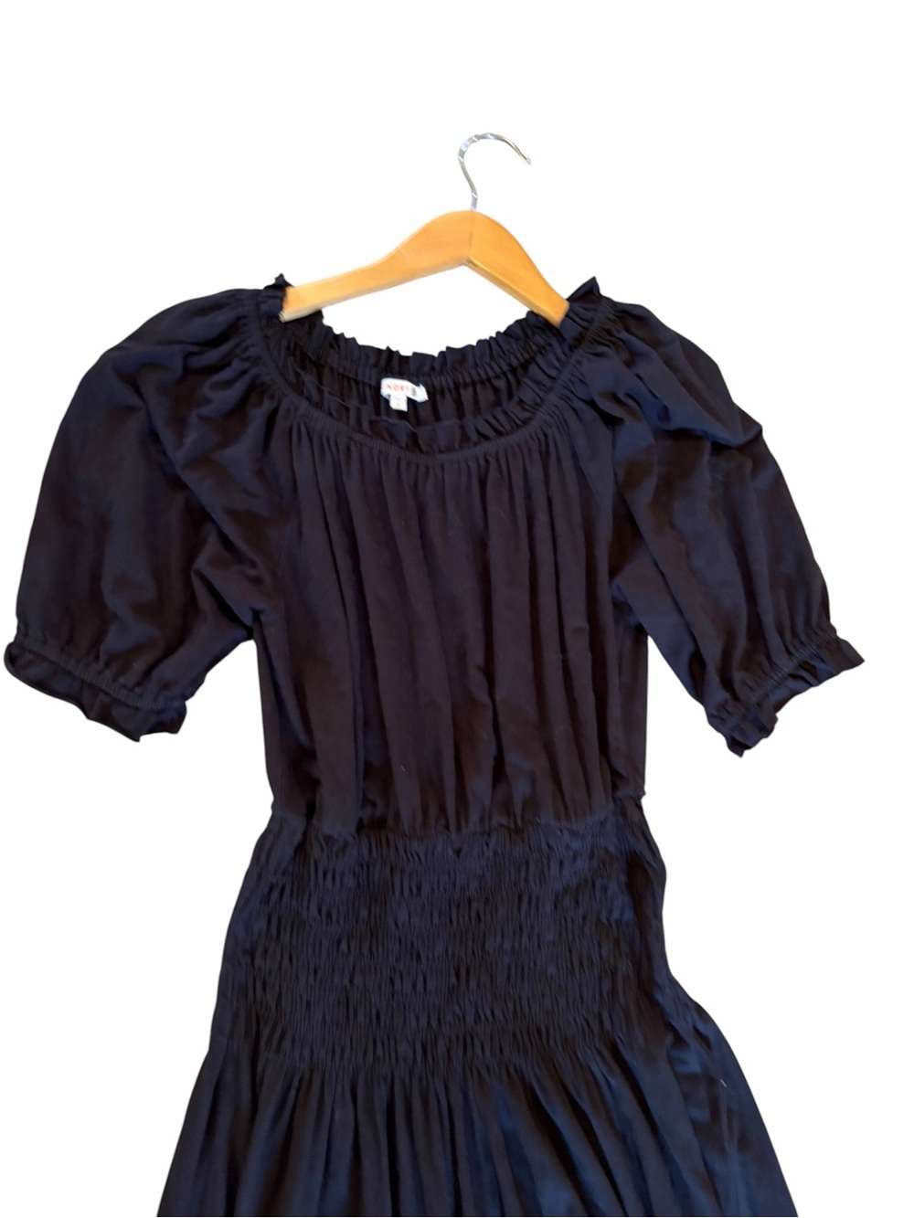 Sundry for Anthropologie Smocked Waist Midi Dress Size 0 - Picture 6 of 8